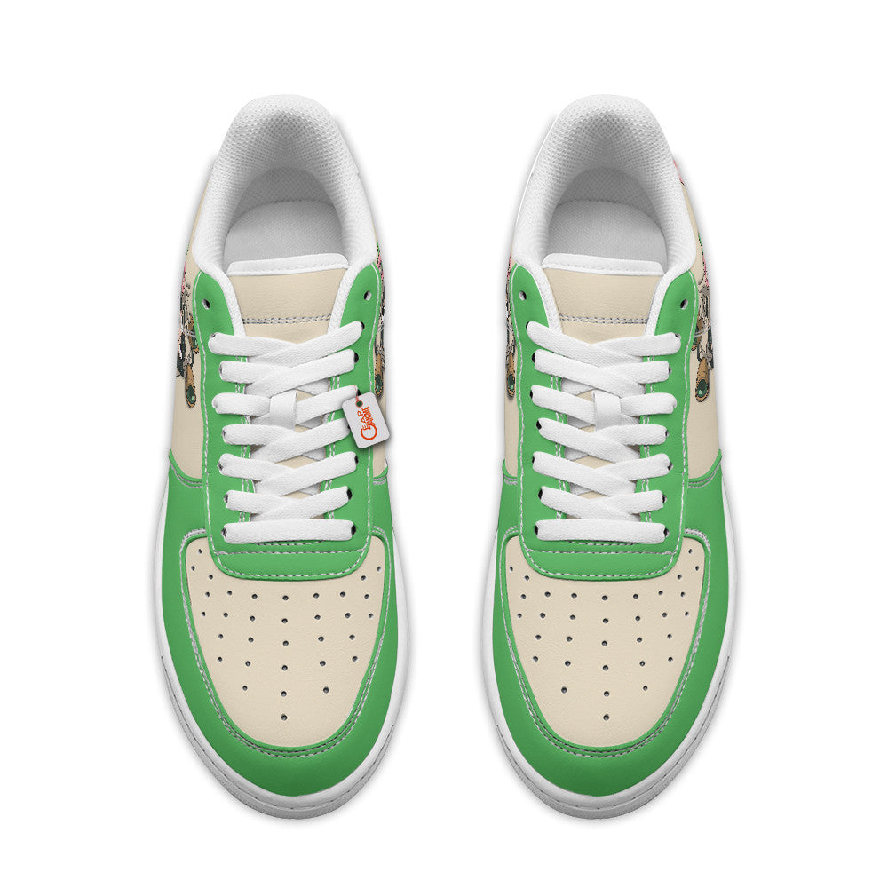 Baskets Anime Tsuyu Asui Froppy Personalized en Cuir Chaussures Basses Unisexes Anime Manga