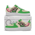 Baskets Anime Tsuyu Asui Froppy Personalized en Cuir Chaussures Basses Unisexes Anime Manga