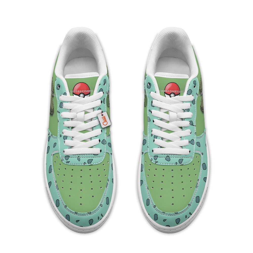 Baskets Anime Bulbasaur Personalized en Cuir Chaussures Basses Unisexes Anime Manga