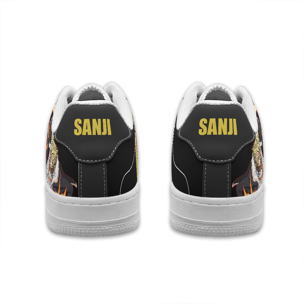 Baskets Anime Vinsmoke Sanji Personalized en Cuir Chaussures Basses Unisexes Anime Manga