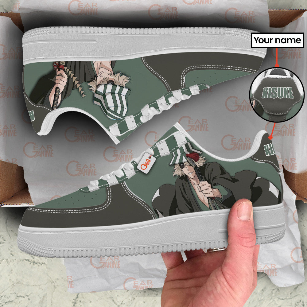 Baskets Anime Kisuke Urahara Personalized en Cuir Chaussures Basses Unisexes Anime Manga