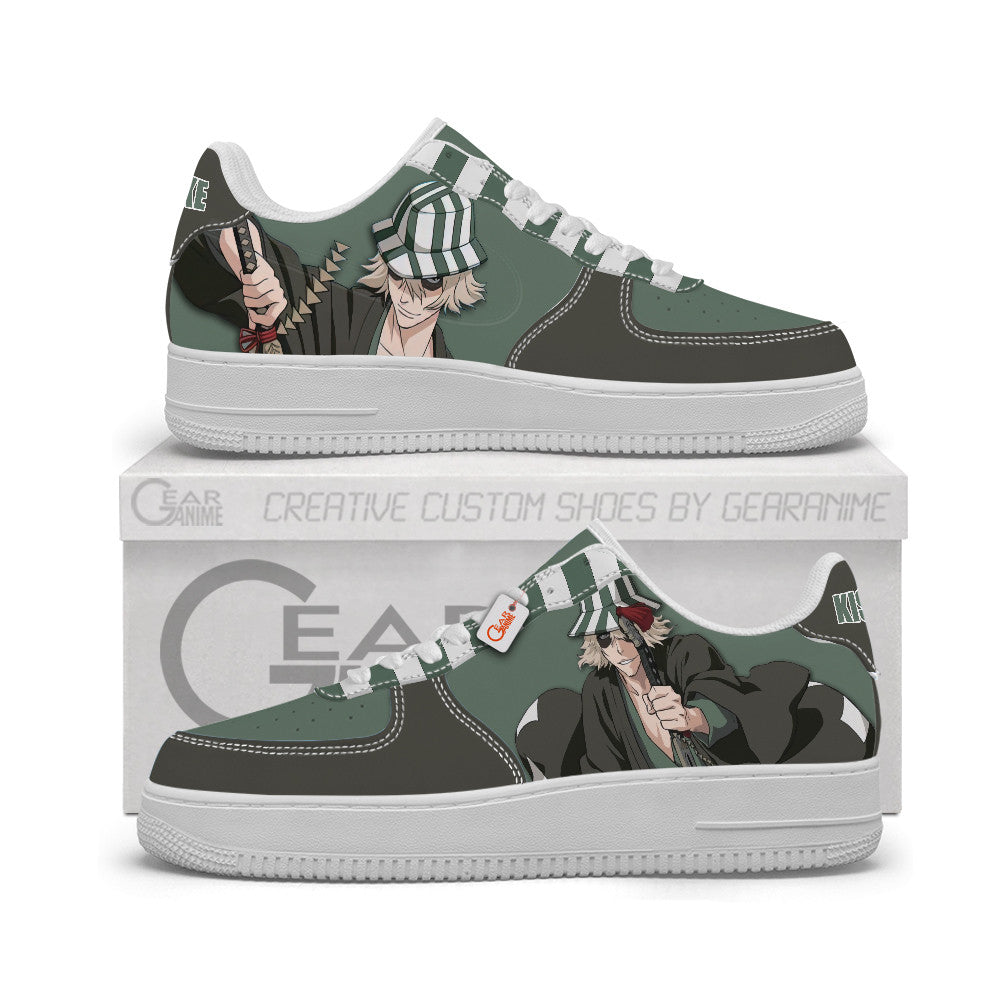 Baskets Anime Kisuke Urahara Personalized en Cuir Chaussures Basses Unisexes Anime Manga