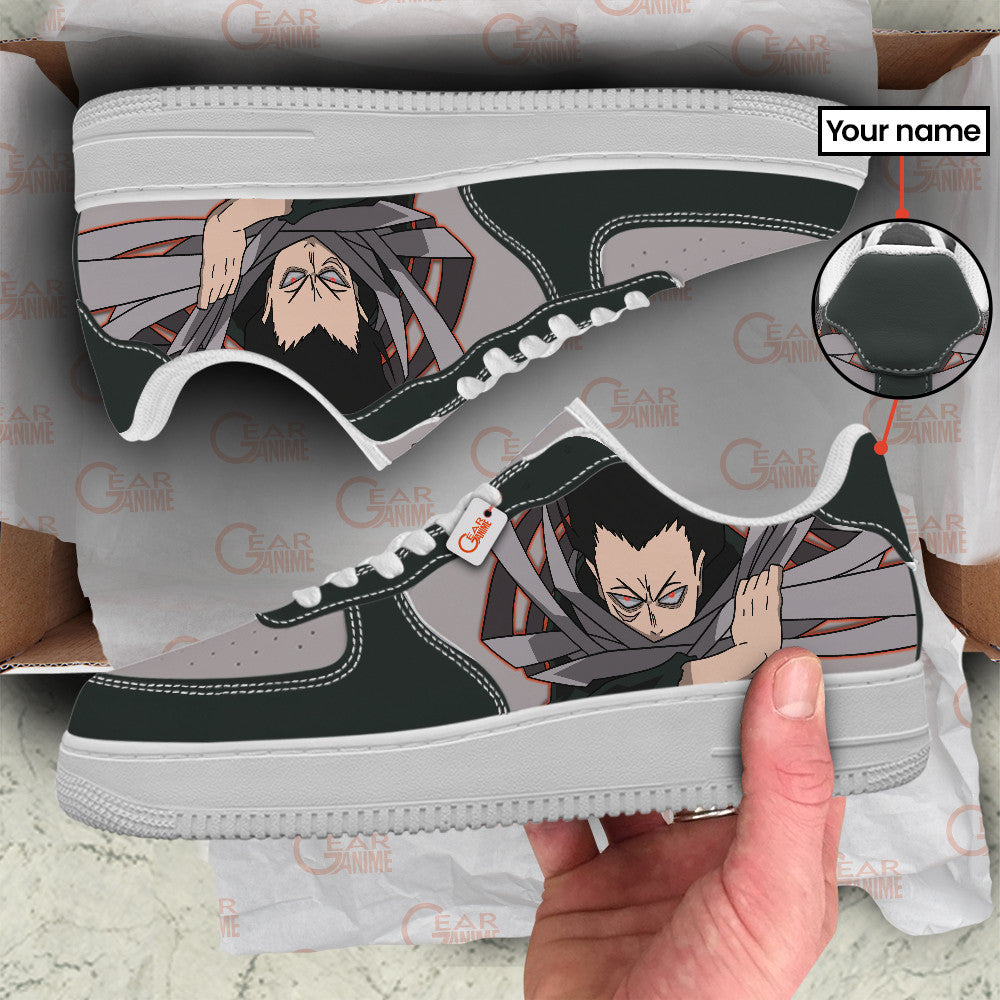 Baskets Anime Shota Aizawa Eraser Head Personalized en Cuir Chaussures Basses Unisexes Anime Manga