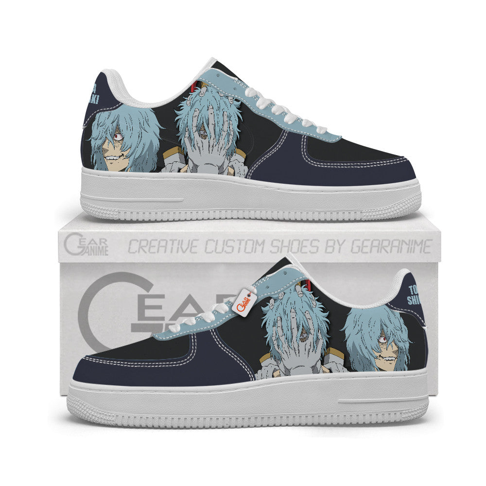 Baskets Anime Tomura Shigaraki Personalized en Cuir Chaussures Basses Unisexes Anime Manga