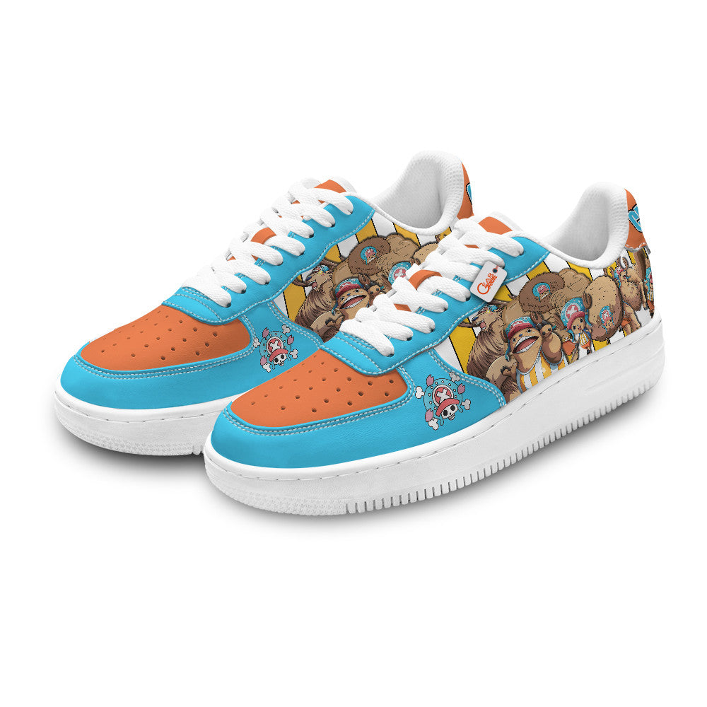 Baskets Anime Tony Tony Chopper Personalized en Cuir Chaussures Basses Unisexes Anime Manga
