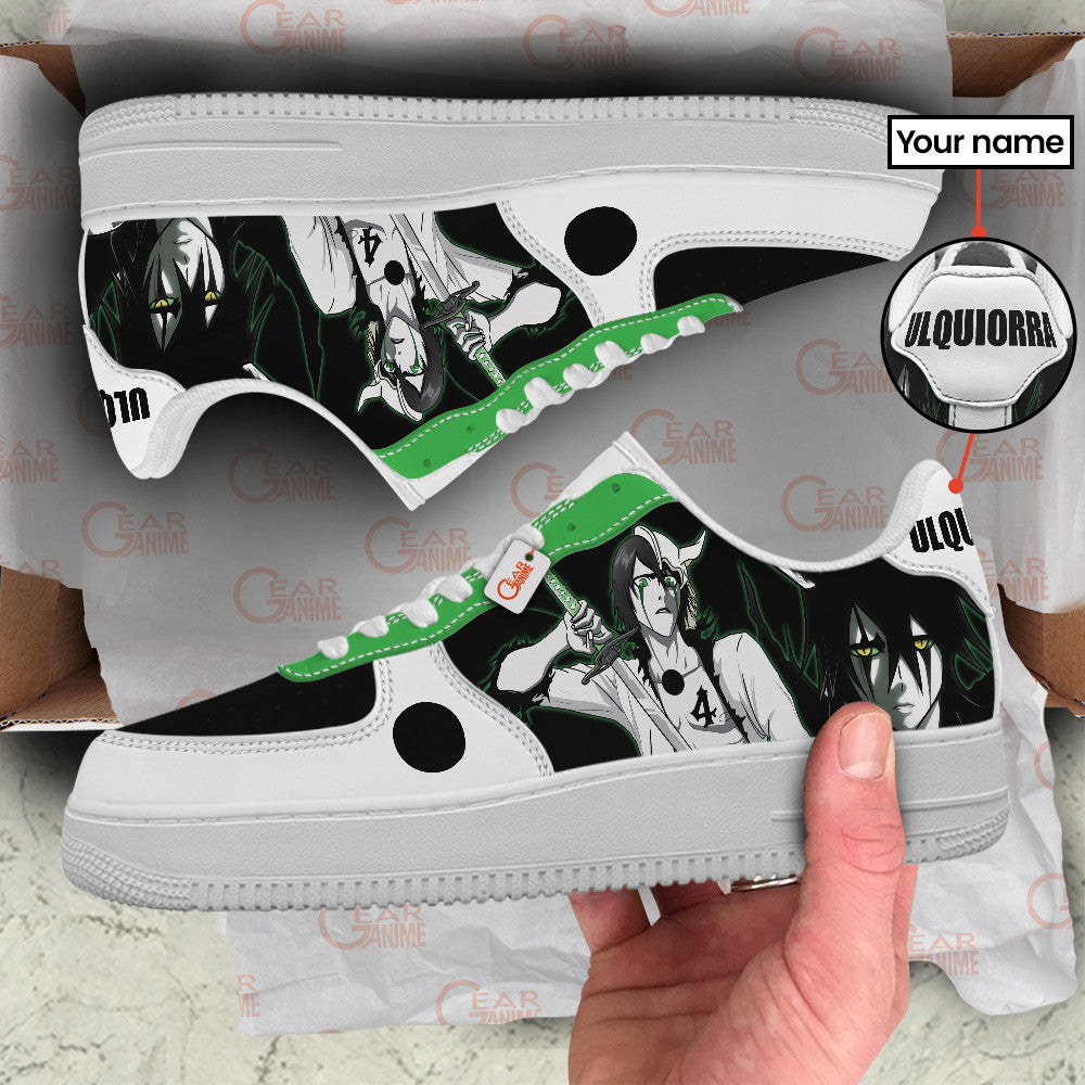 Baskets Anime Ulquiorra Cifer Personalized en Cuir Chaussures Basses Unisexes Anime Manga