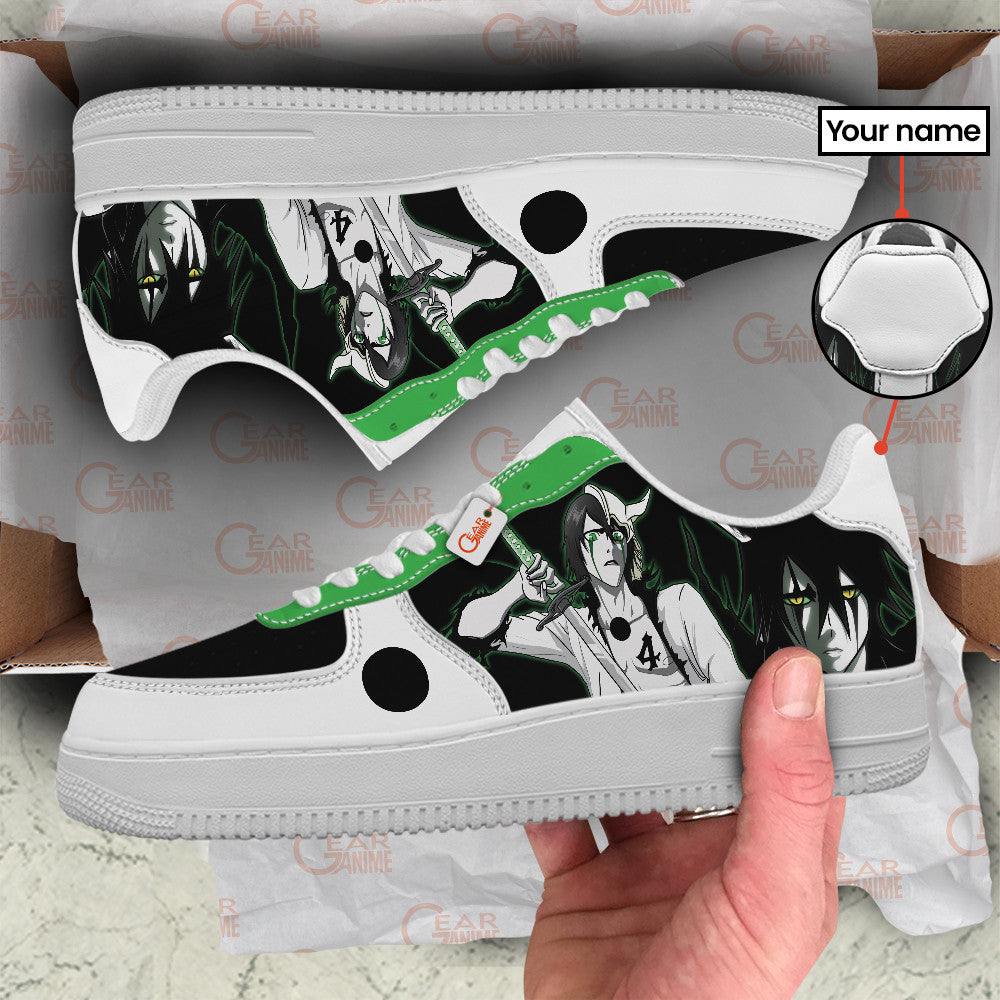 Baskets Anime Ulquiorra Cifer Personalized en Cuir Chaussures Basses Unisexes Anime Manga