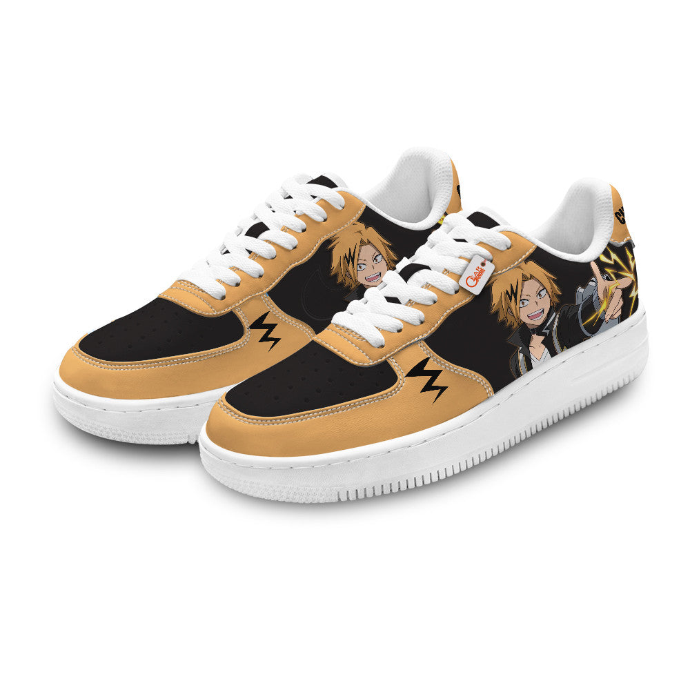 Baskets Anime Denki Kaminari Chargebolt Personalized en Cuir Chaussures Basses Unisexes Anime Manga