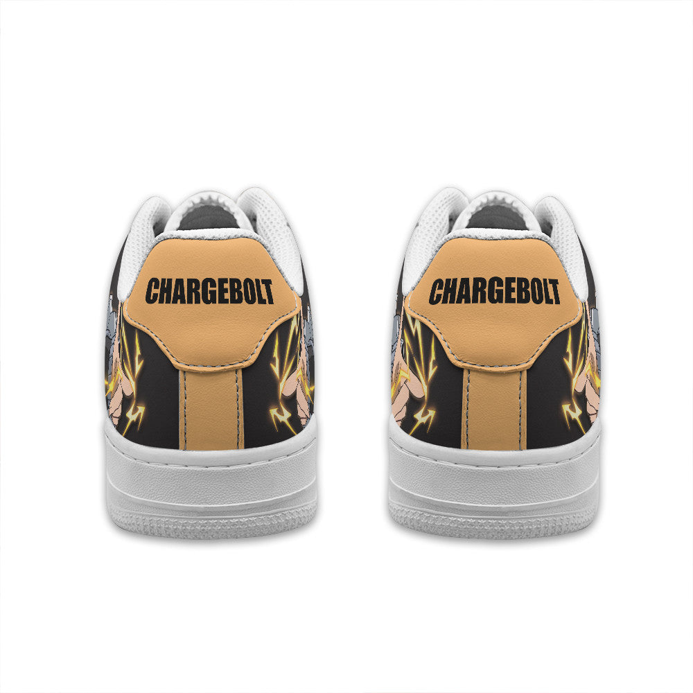 Baskets Anime Denki Kaminari Chargebolt Personalized en Cuir Chaussures Basses Unisexes Anime Manga