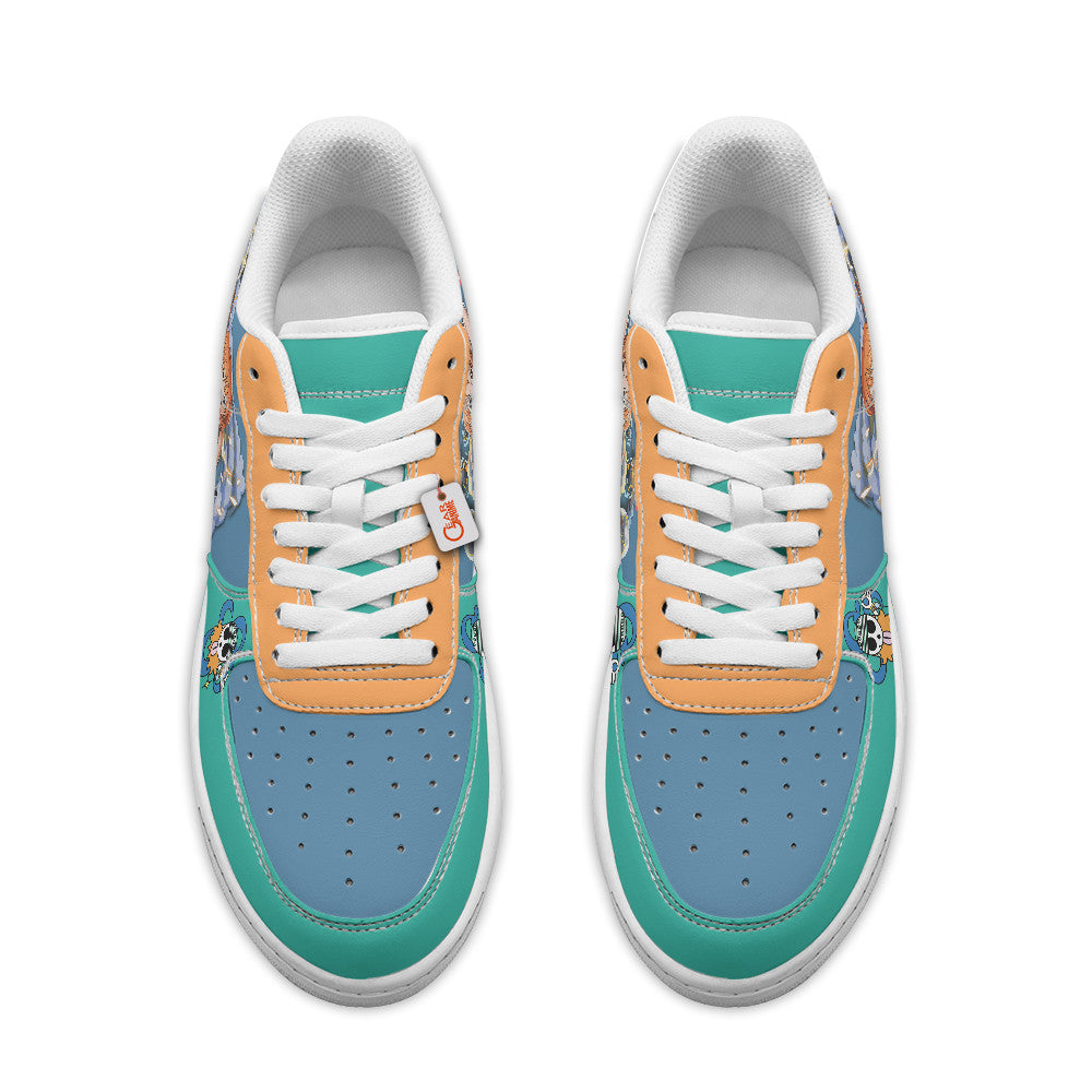 Baskets Anime Nami Personalized en Cuir Chaussures Basses Unisexes One Piece