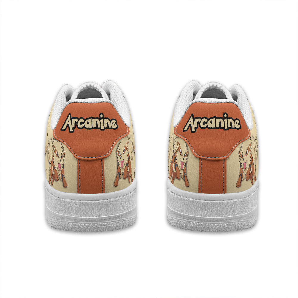 Baskets Anime Arcanine Personalized en Cuir Chaussures Basses Unisexes Anime Manga