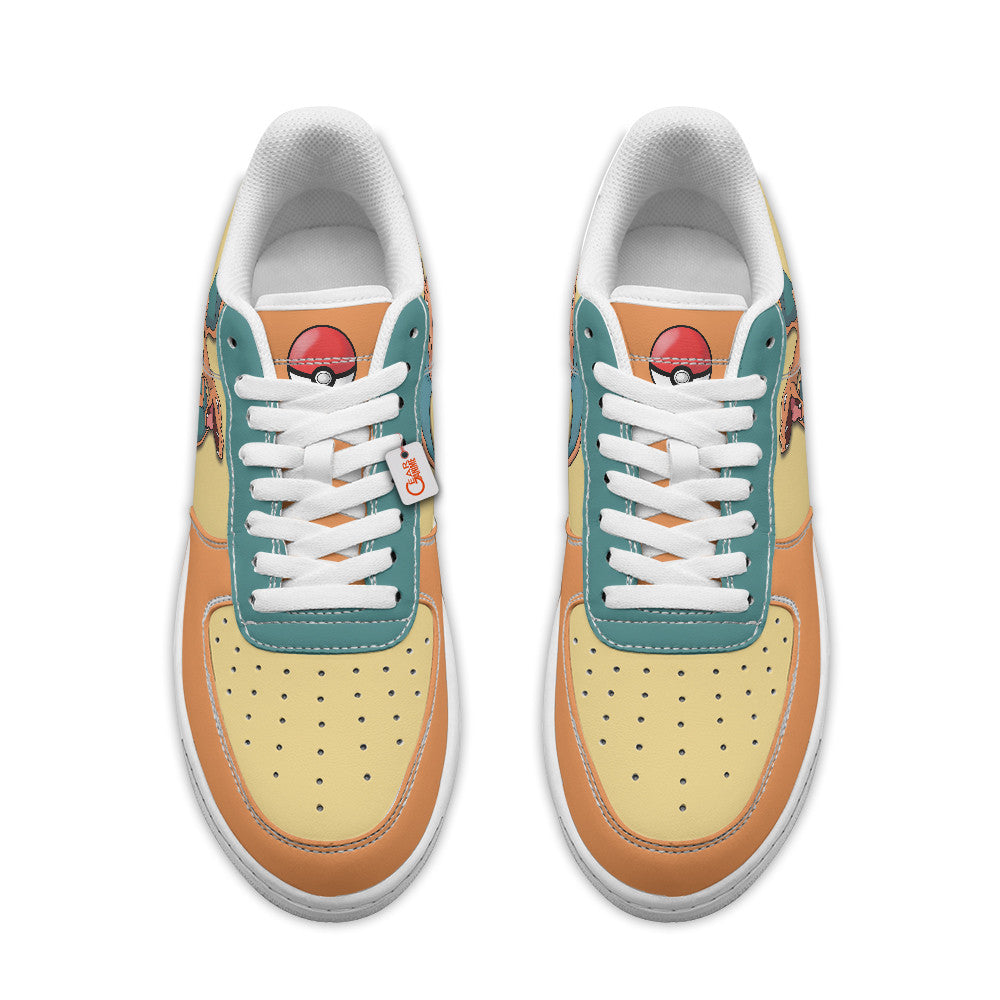 Baskets Anime Charizard Personalized en Cuir Chaussures Basses Unisexes Anime Manga