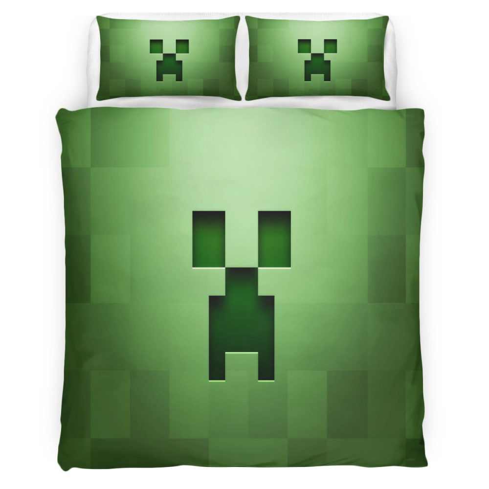 Housse De Couette Minecraft 115 Parure de lit Ensemble De Literie