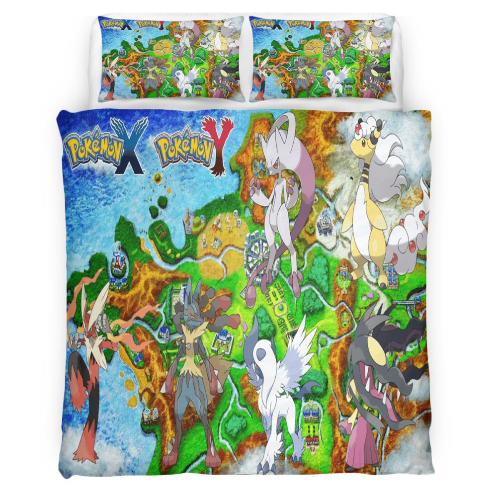 Housse De Couette Pokemon 125 Parure de lit Ensemble De Literie