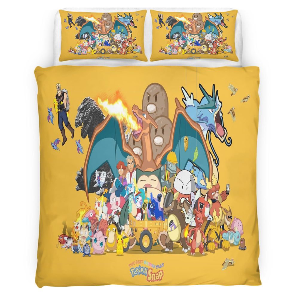 Housse De Couette Pokemon 109 Parure de lit Ensemble De Literie