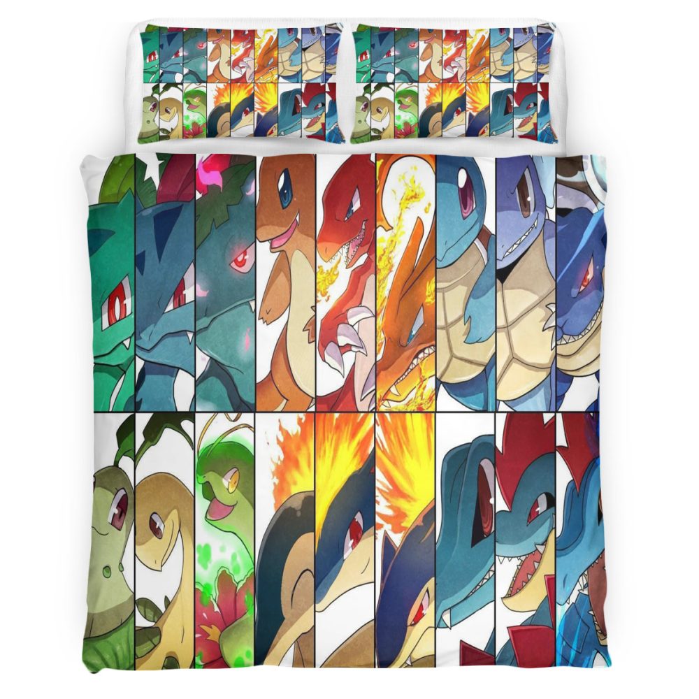 Housse De Couette Pokemon 112 Parure de lit Ensemble De Literie