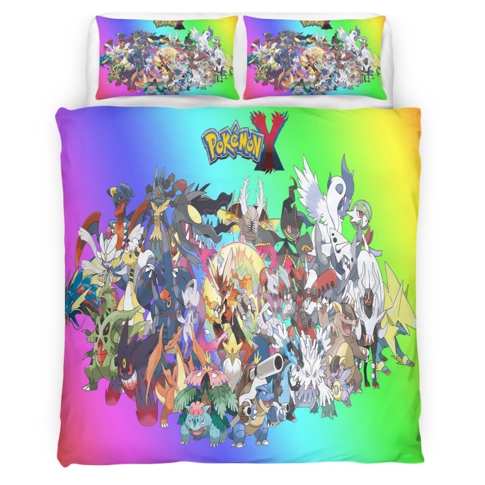 Housse De Couette Pokemon 100 Parure de lit Ensemble De Literie