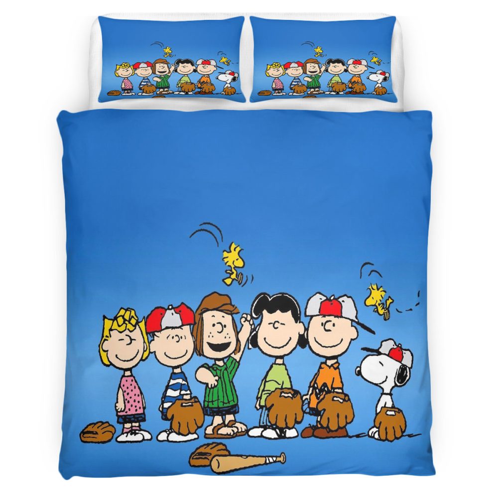 Housse De Couette Snoopy Peanuts 108 Parure de lit Ensemble De Literie