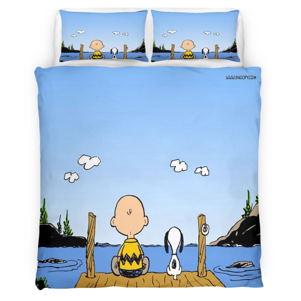 Housse De Couette Snoopy Peanuts 106 Parure de lit Ensemble De Literie