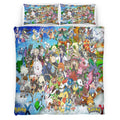 Housse De Couette Pokemon 117 Parure de lit Ensemble De Literie