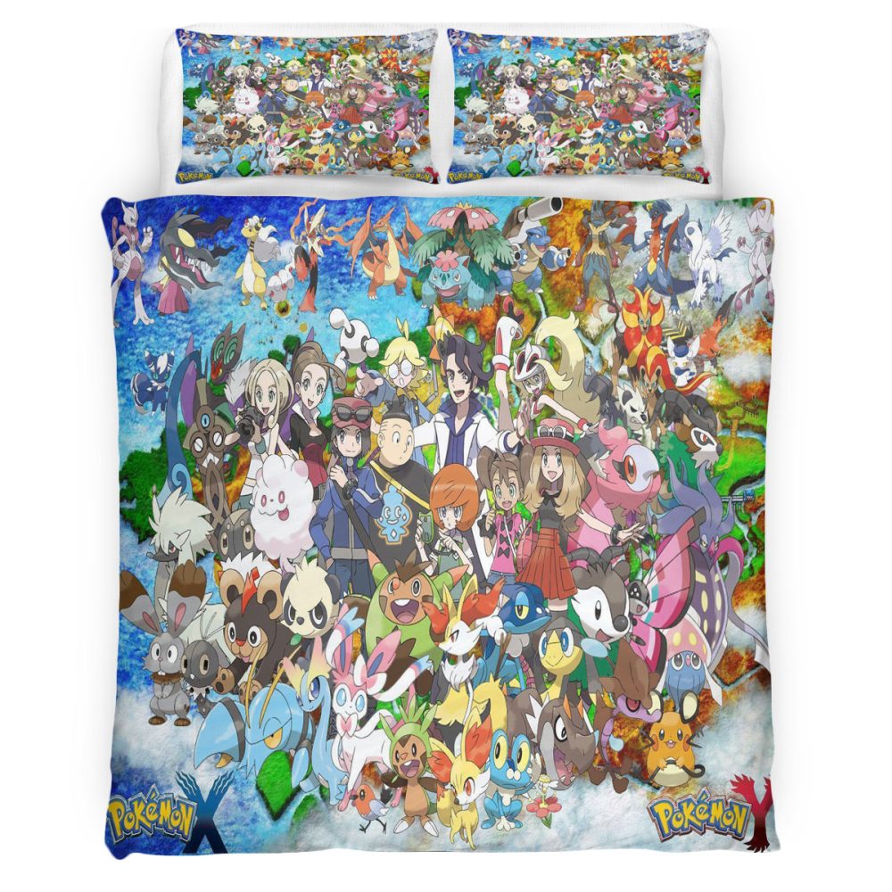 Housse De Couette Pokemon 117 Parure de lit Ensemble De Literie
