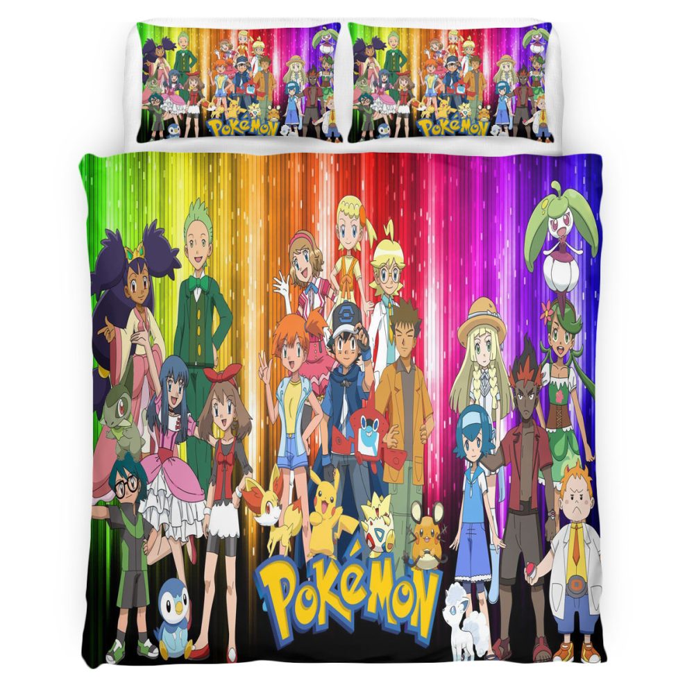 Housse De Couette Pokemon 107 Parure de lit Ensemble De Literie