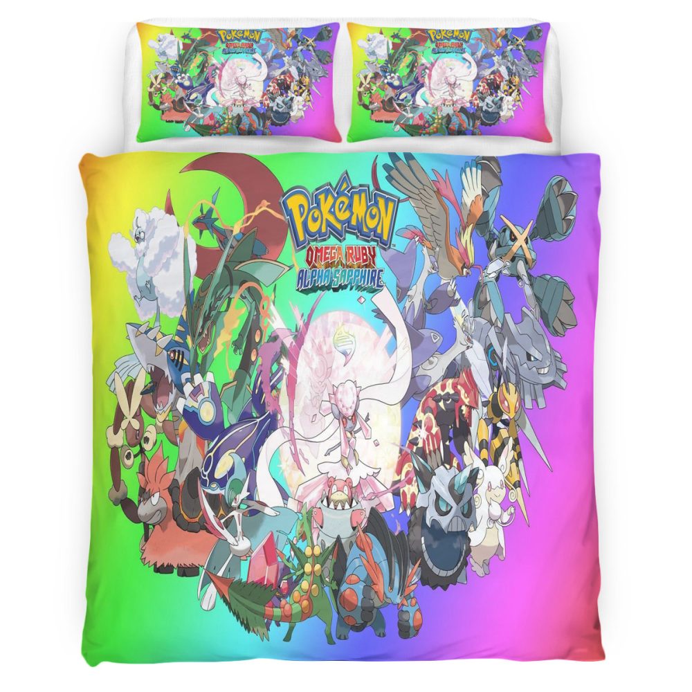 Housse De Couette Pokemon 130 Parure de lit Ensemble De Literie