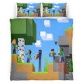 Housse De Couette Minecraft 124 Parure de lit Ensemble De Literie