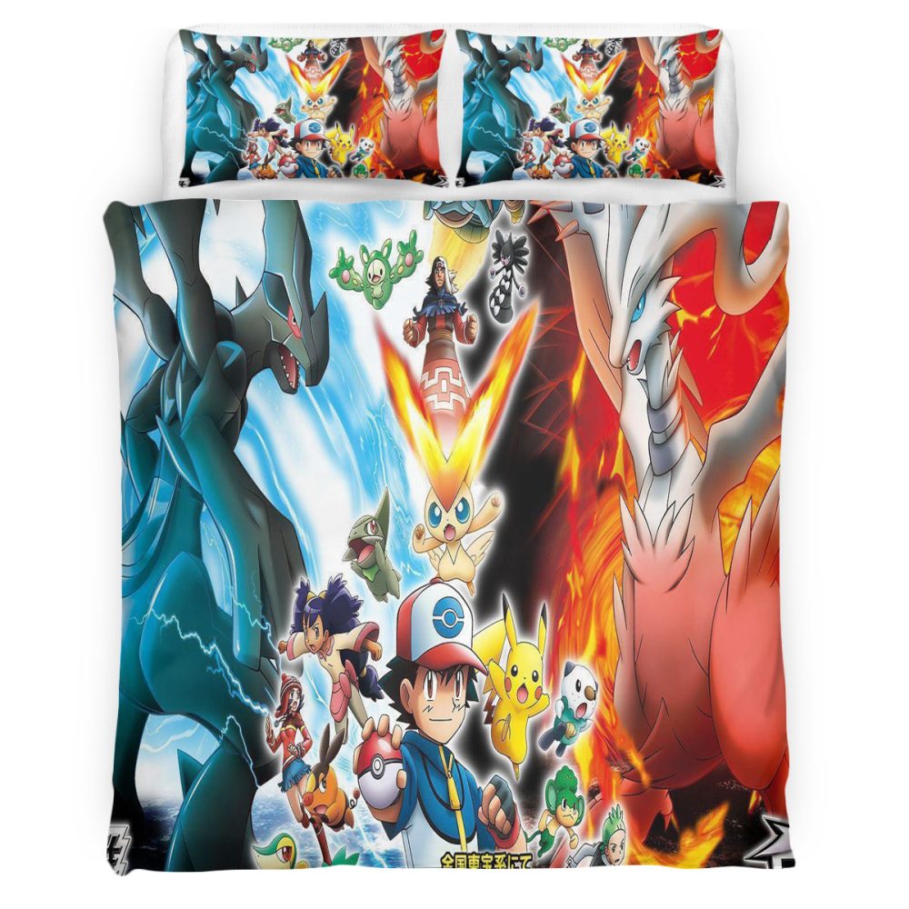 Housse De Couette Pokemon 102 Parure de lit Ensemble De Literie