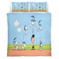 Housse De Couette Snoopy Peanuts 100 Parure de lit Ensemble De Literie