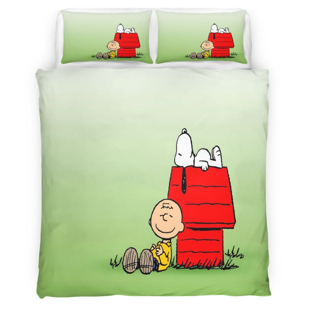Housse De Couette Snoopy Peanuts 103 Parure de lit Ensemble De Literie