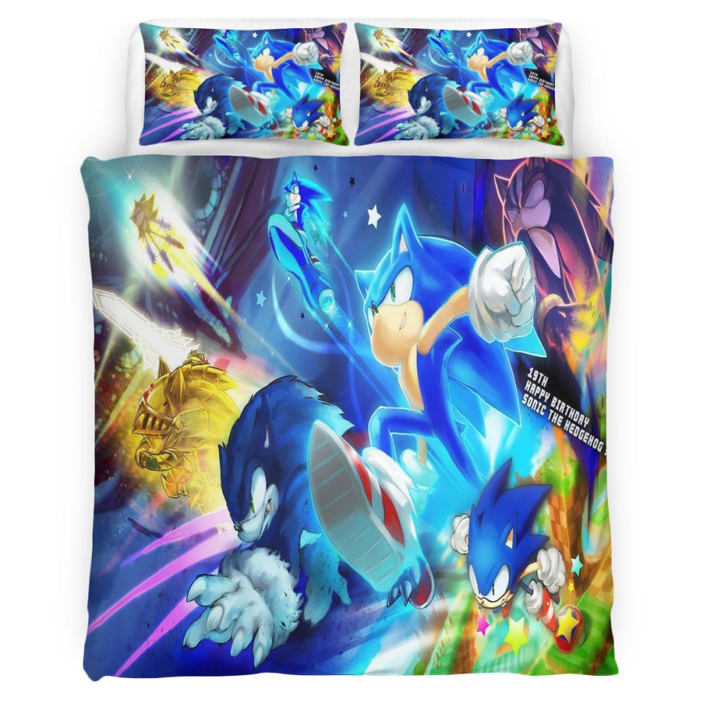 Housse De Couette Sonic 103 Parure de lit Ensemble De Literie