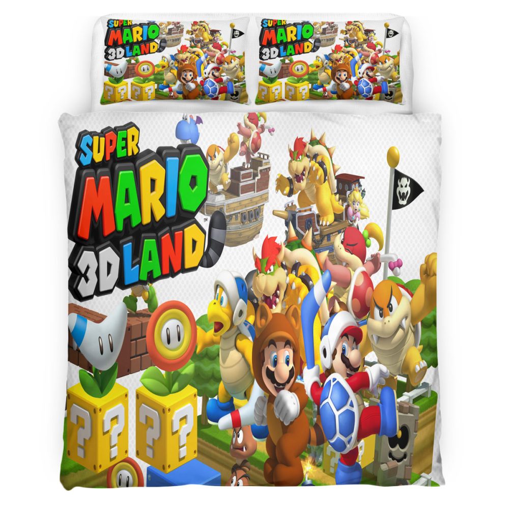 Housse De Couette Super Mario 115 Parure de lit Ensemble De Literie