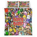 Housse De Couette Super Mario 100 Parure de lit Ensemble De Literie