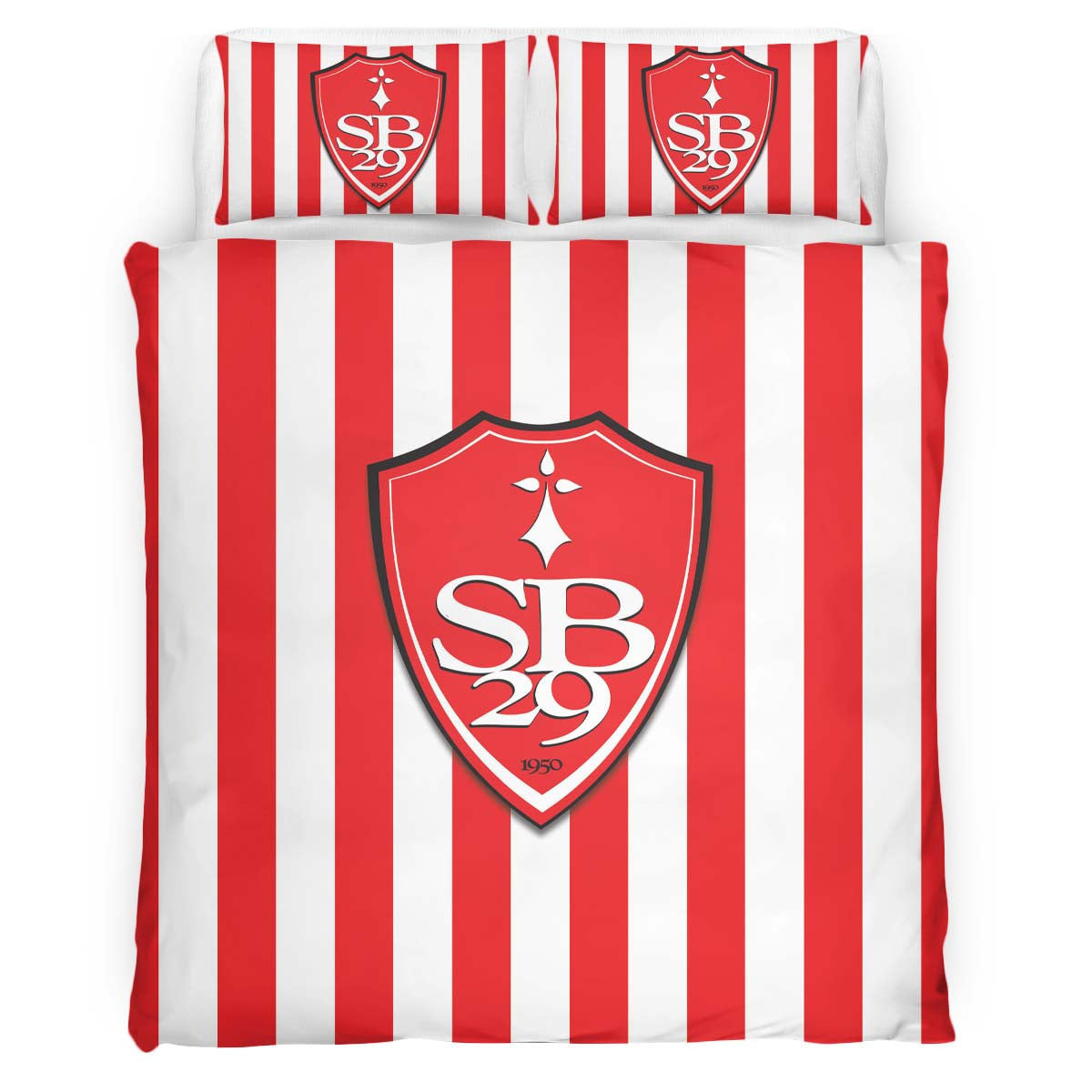 Housse De Couette Stade Brestois Football Team 10 Parure de lit Ensemble De Literie