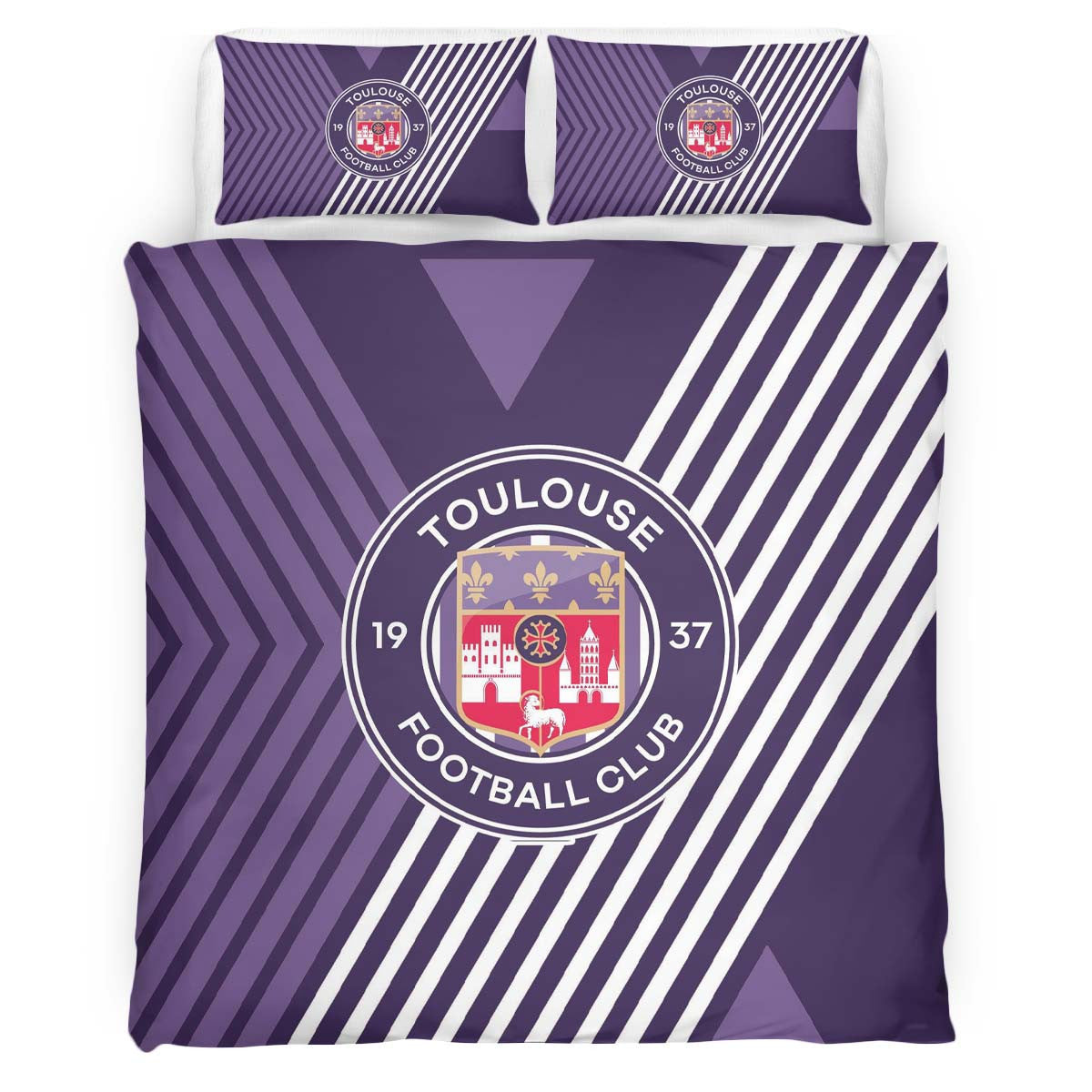 Housse De Couette Toulouse FC 8 Parure de lit Ensemble De Literie
