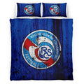 Housse De Couette RC Strasbourg Alsace French Football Team 07 Parure de lit Ensemble De Literie