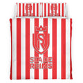 Housse De Couette Stade de Reims Football Team 12 Parure de lit Ensemble De Literie