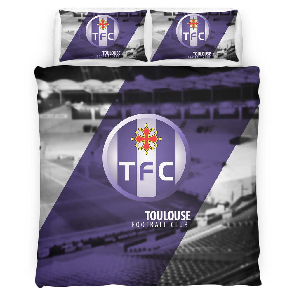 Housse De Couette Toulouse FC 2 Parure de lit Ensemble De Literie