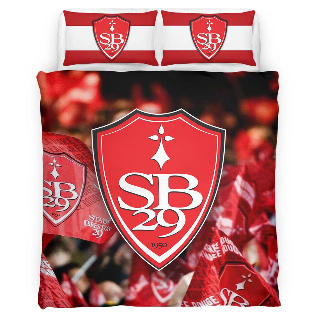 Housse De Couette Stade Brestois Football Team 5 Parure de lit Ensemble De Literie