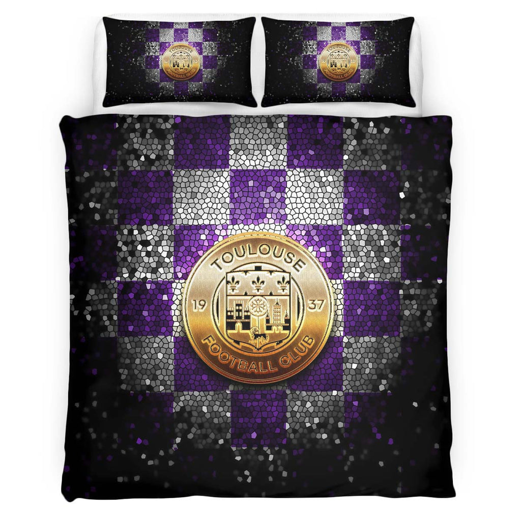 Housse De Couette Toulouse FC 3 Parure de lit Ensemble De Literie