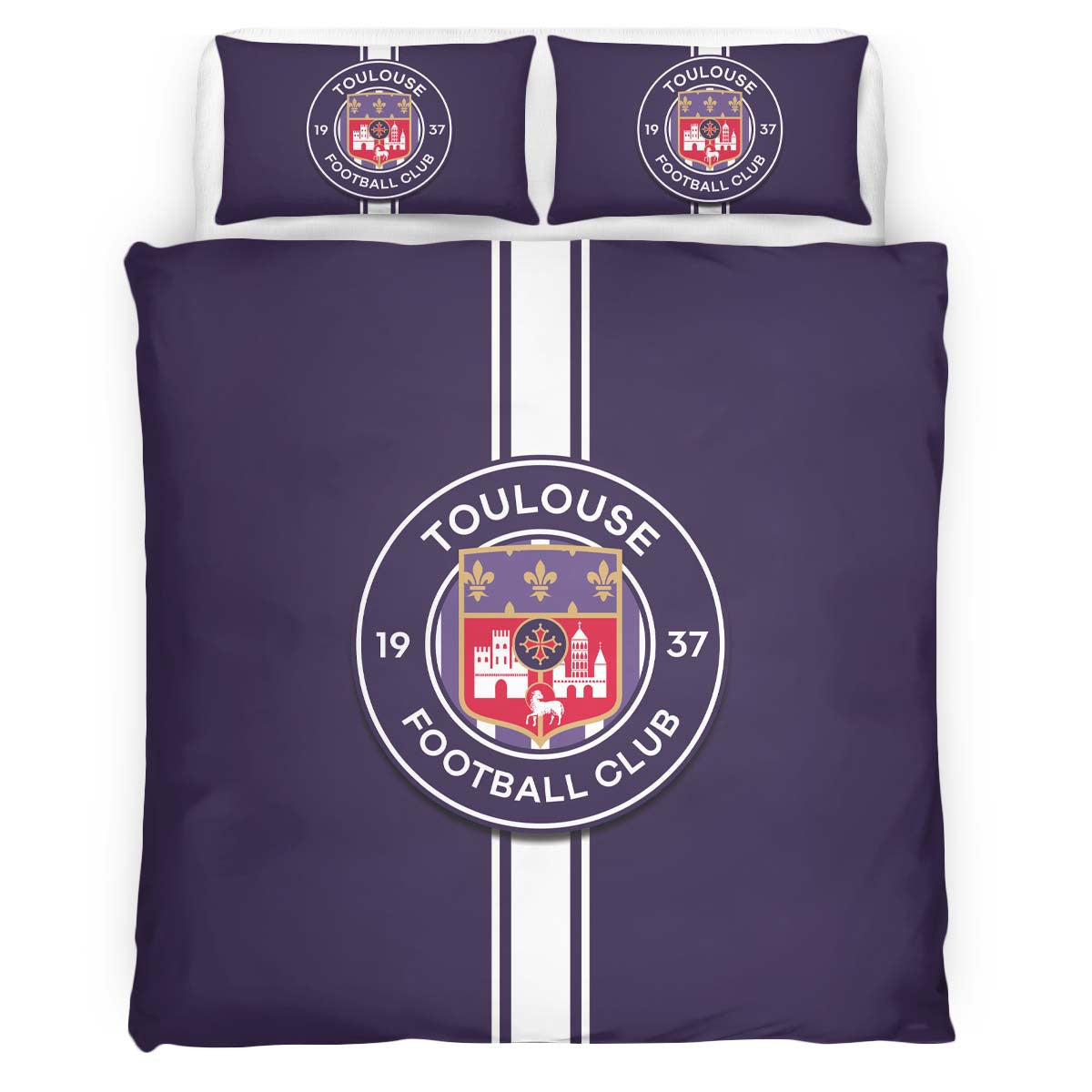 Housse De Couette Toulouse FC 17 Parure de lit Ensemble De Literie