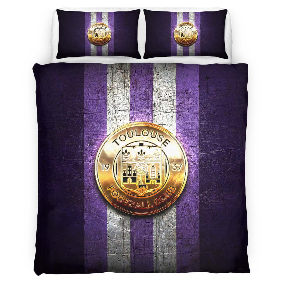 Housse De Couette Toulouse FC 4 Parure de lit Ensemble De Literie