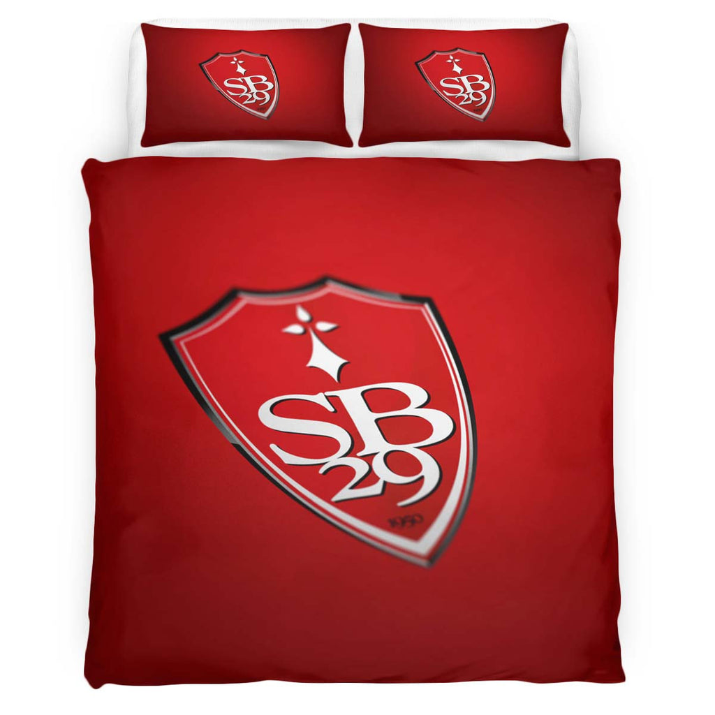 Housse De Couette Stade Brestois Football Team 3 Parure de lit Ensemble De Literie