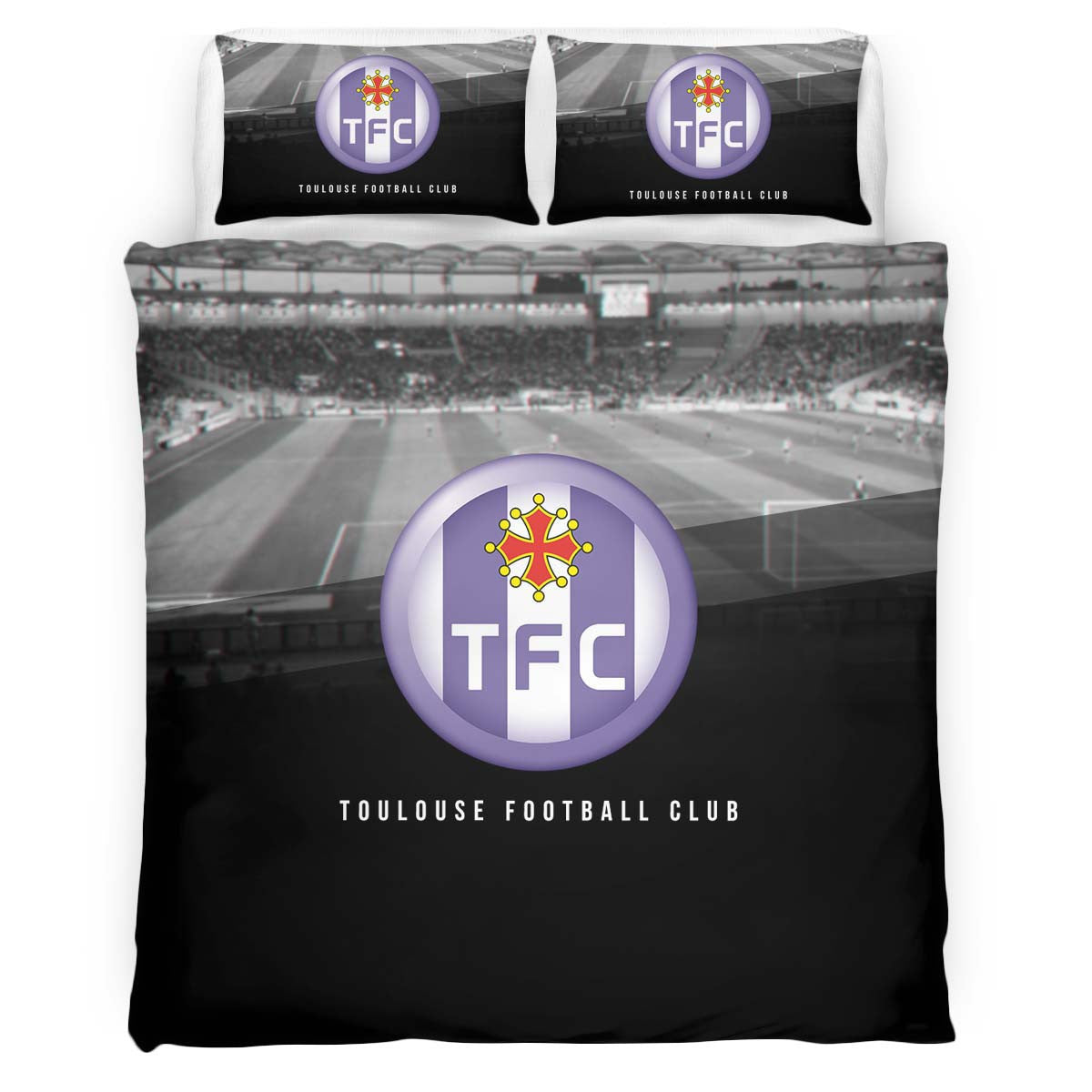 Housse De Couette Toulouse FC 7 Parure de lit Ensemble De Literie