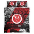 Housse De Couette Stade de Reims Football Team 01 Parure de lit Ensemble De Literie