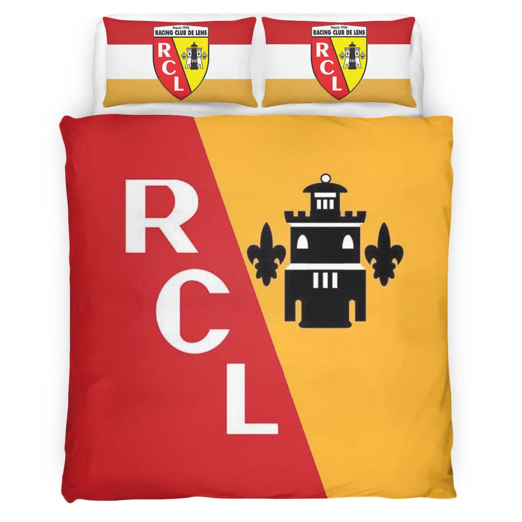 Housse De Couette RC Lens French Football Team 06 Parure de lit Ensemble De Literie