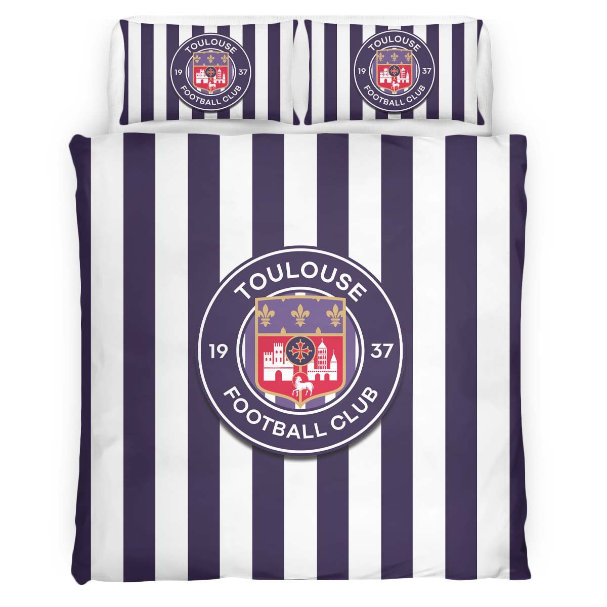 Housse De Couette Toulouse FC 16 Parure de lit Ensemble De Literie