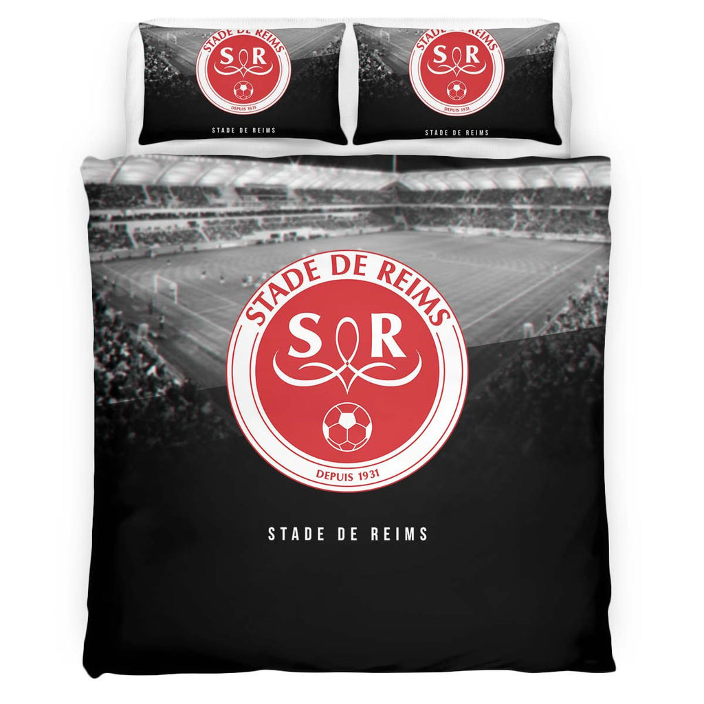 Housse De Couette Stade de Reims Football Team 03 Parure de lit Ensemble De Literie