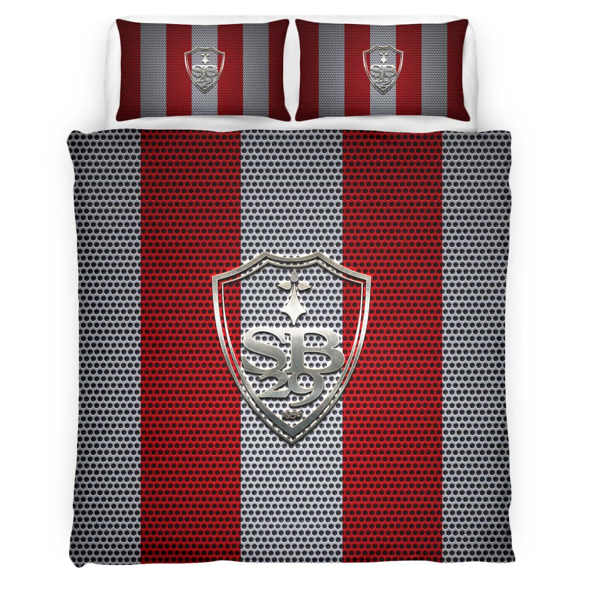 Housse De Couette Stade Brestois Football Team 2 Parure de lit Ensemble De Literie